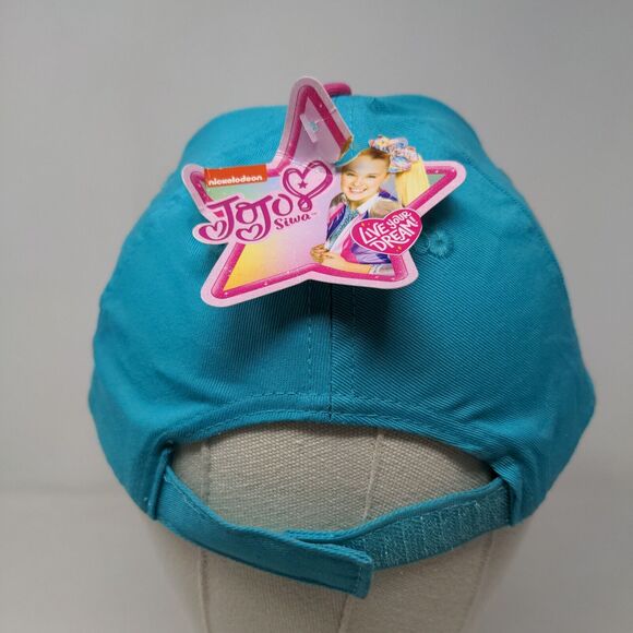 Nickelodeon JoJo Siwa Girl's Strapback Hat Blue Pink Size OSFM W/Tags - Picture 5 of 8